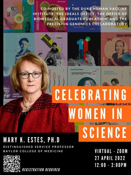 Celebrating Women in Science Event with Mary K. Estes, Ph.D