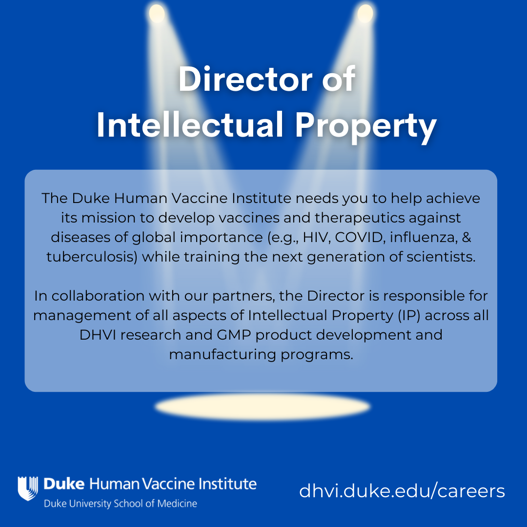 Director of Intellectual Property Wanted