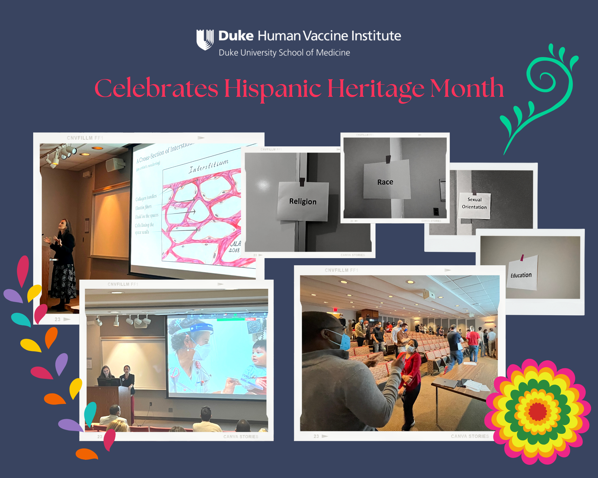 Hispanic Heritage Month 2022 event collage