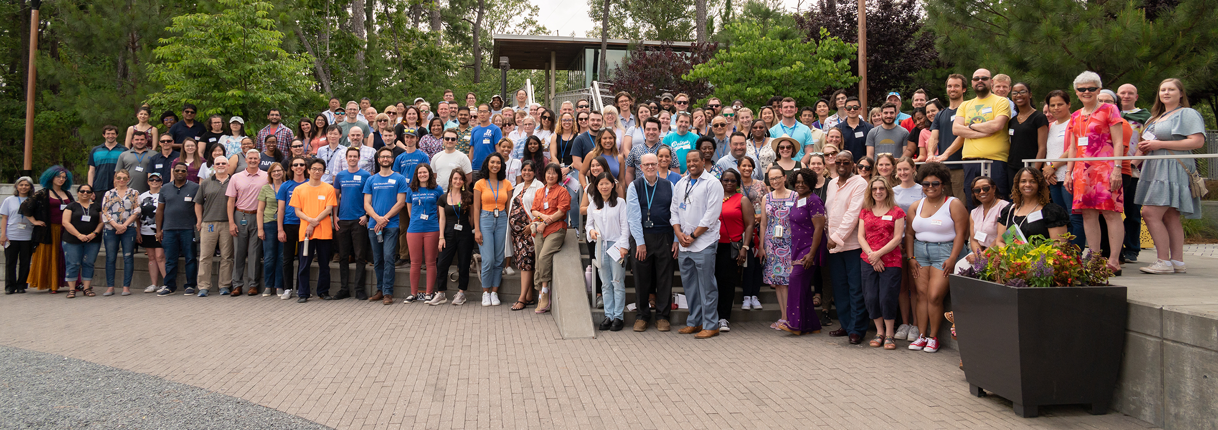 Duke Human Vaccine Institute group photo at 2023 Juneteenth event