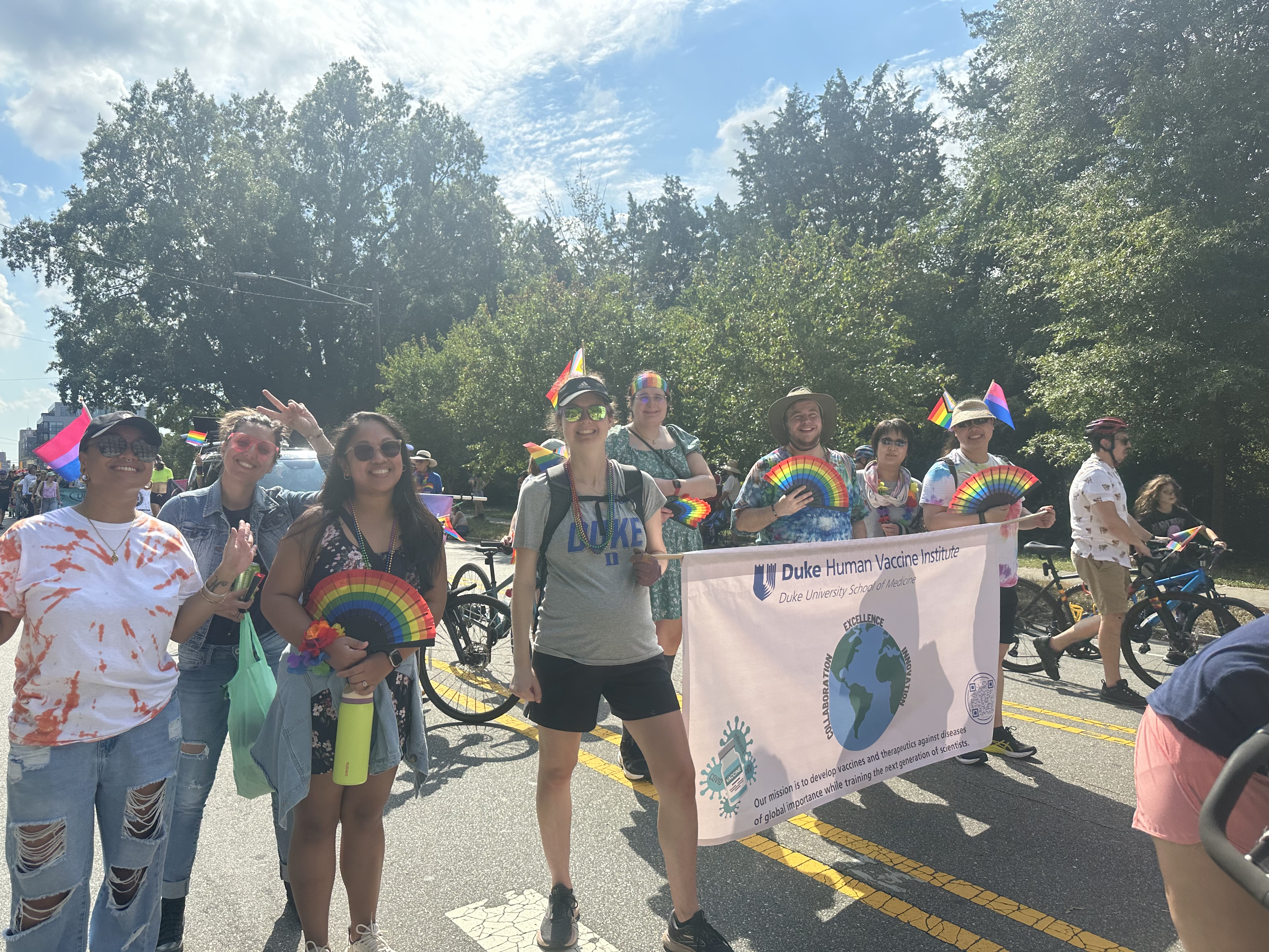 DHVI Pride Parade 2024 walkers