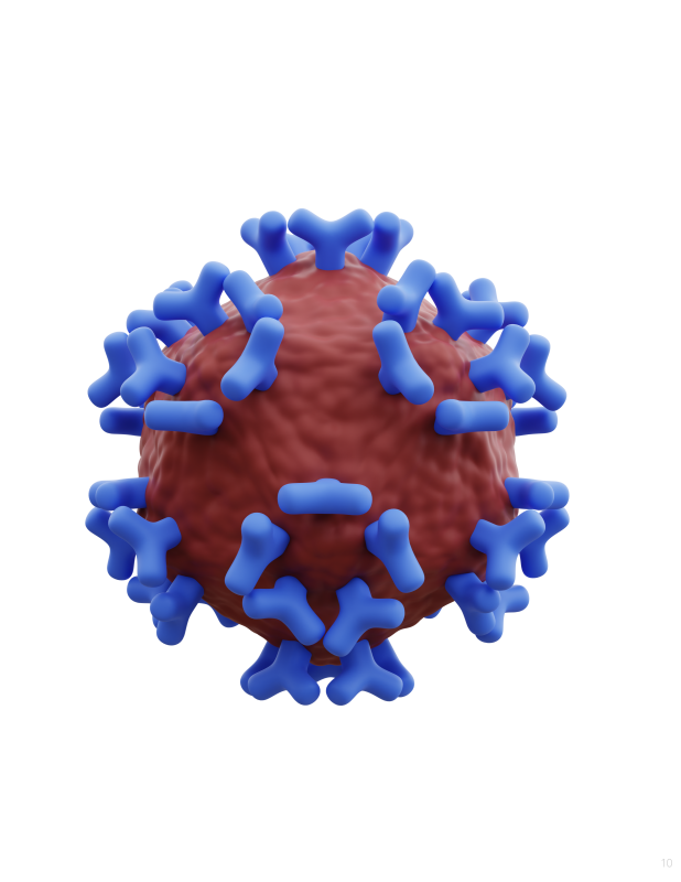 3D model of HIV