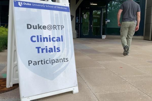 Duke Clinical Trial Sign