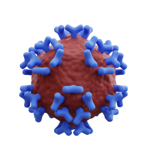 3D model of HIV